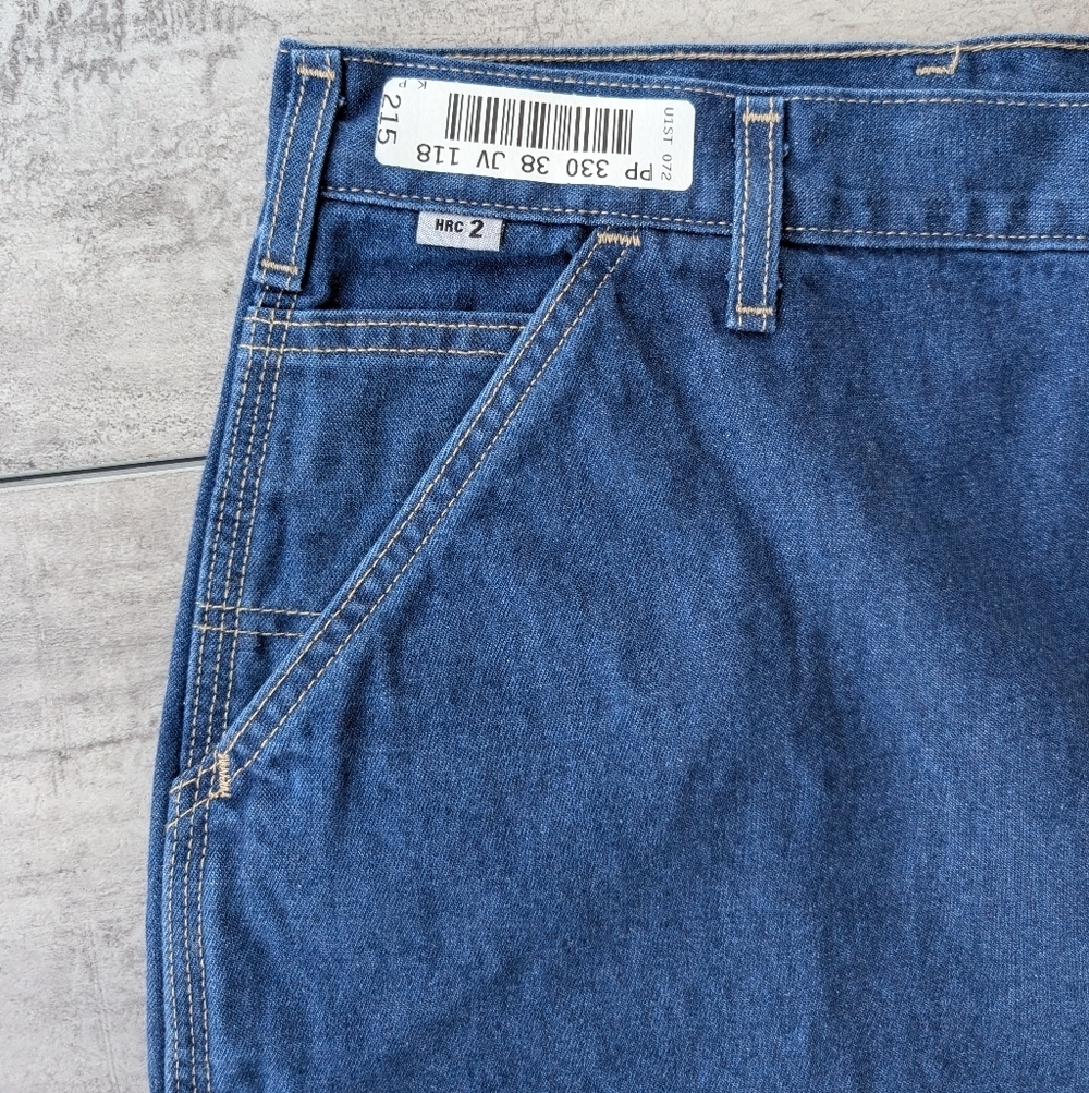 Carhartt FR Men's Original Work Dungaree Fit Straight Leg 54 x 32 NWT - Picture 2 of 9
